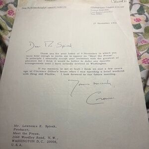 🇬🇧 Rowland Baring, 3rd Earl of Cromer — Signed Typed Letter, 1970 | Bank Exec